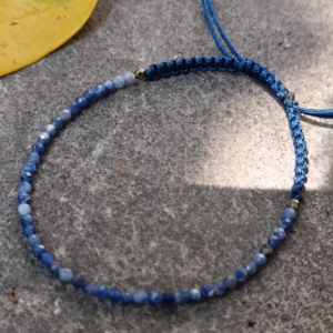 Indigo Beaded Bracelet