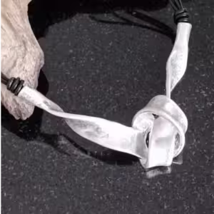 Silver Wrap Collar Necklace