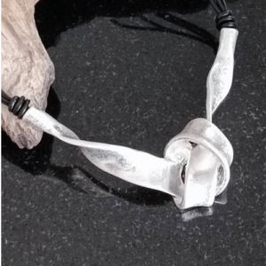 Silver Wrap Collar Necklace