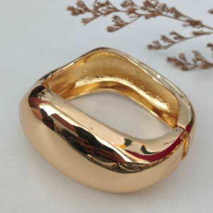 Gold Twisted Cuff Bracelet