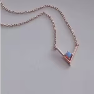 Rose Gold Arc Necklace