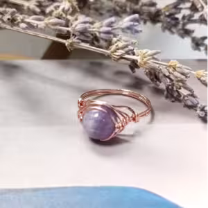 Lavender Wrap Ring