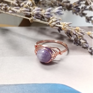 Lavender Wrap Ring