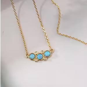 Golden Triple Necklace