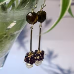 Earth Glow Dangle Earrings