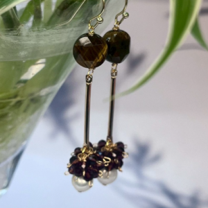 Earth Glow Dangle Earrings