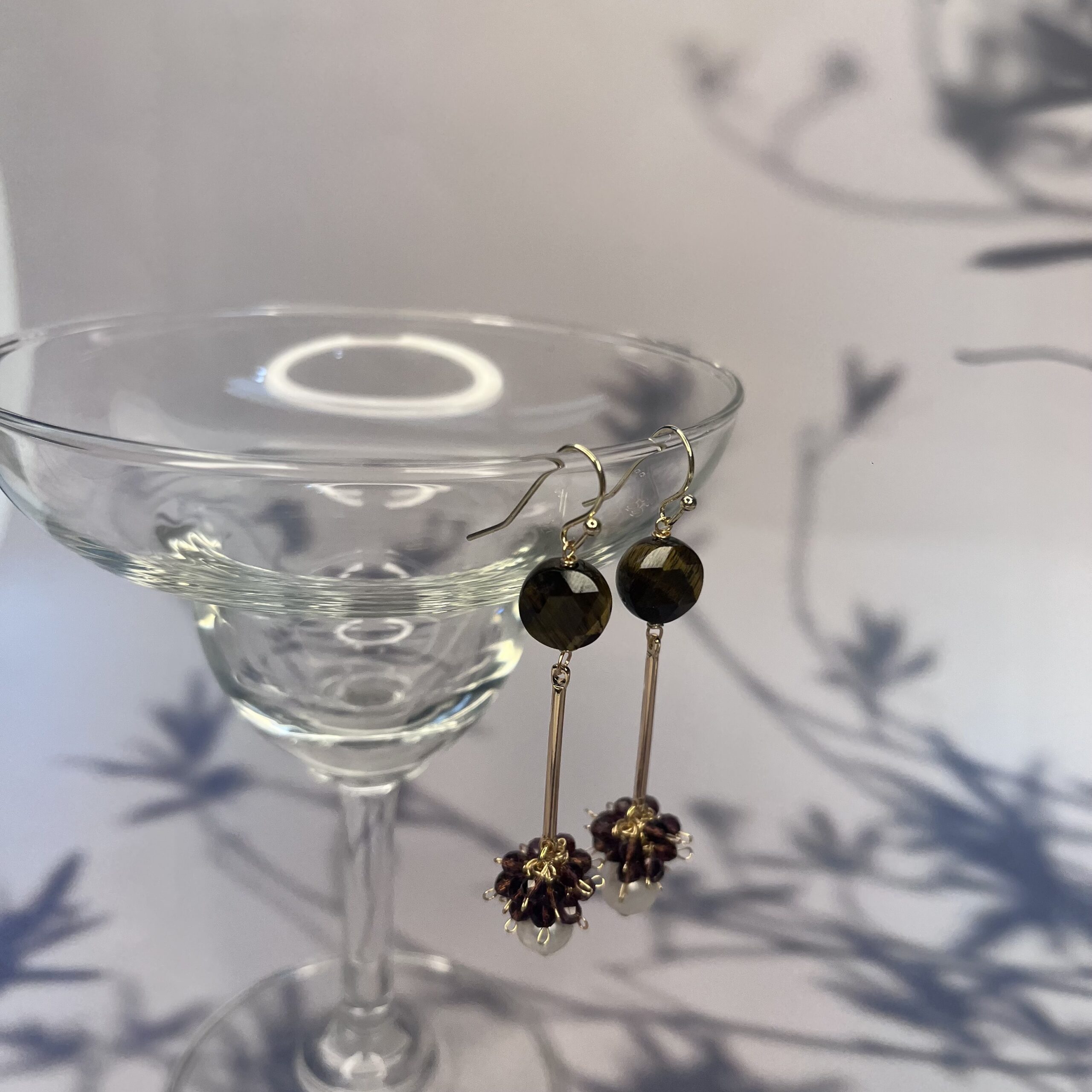 Earth Glow Dangle Earrings - Image 3