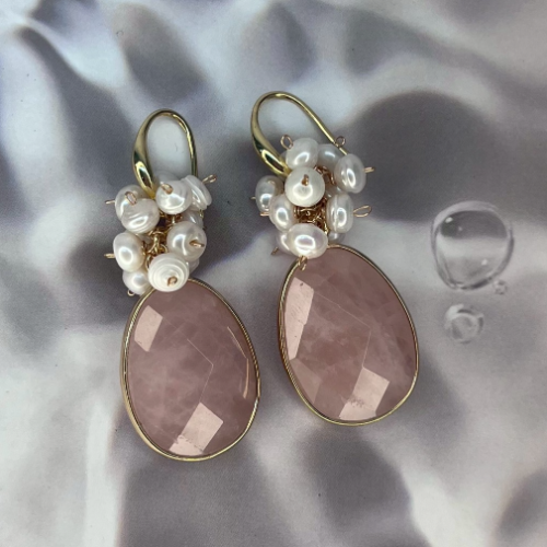Blush Treasure Drops Earrings