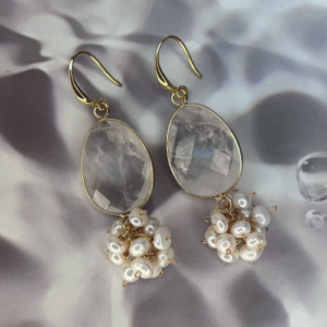 Moonlit Tide Pearl Drops Earrings