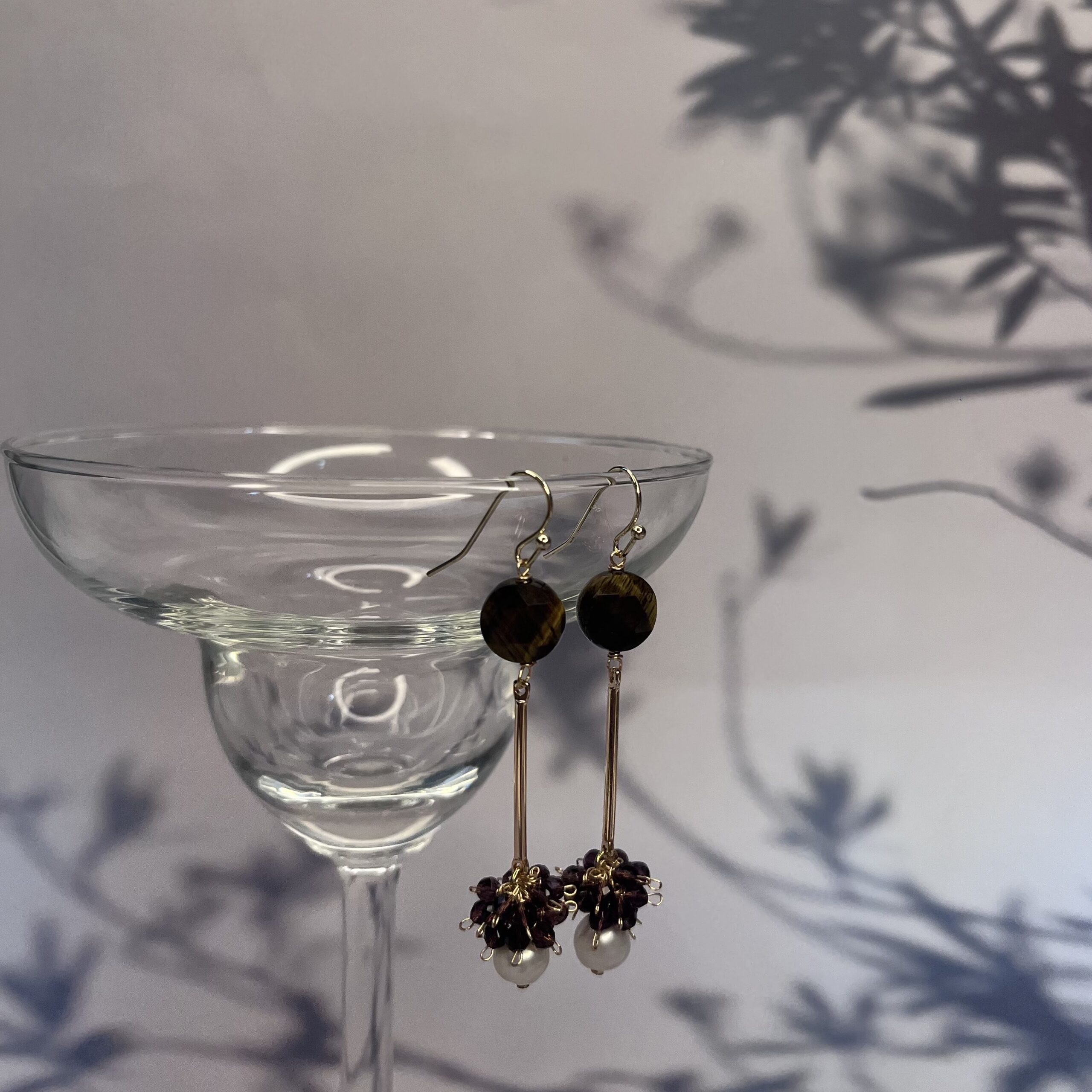 Earth Glow Dangle Earrings - Image 4