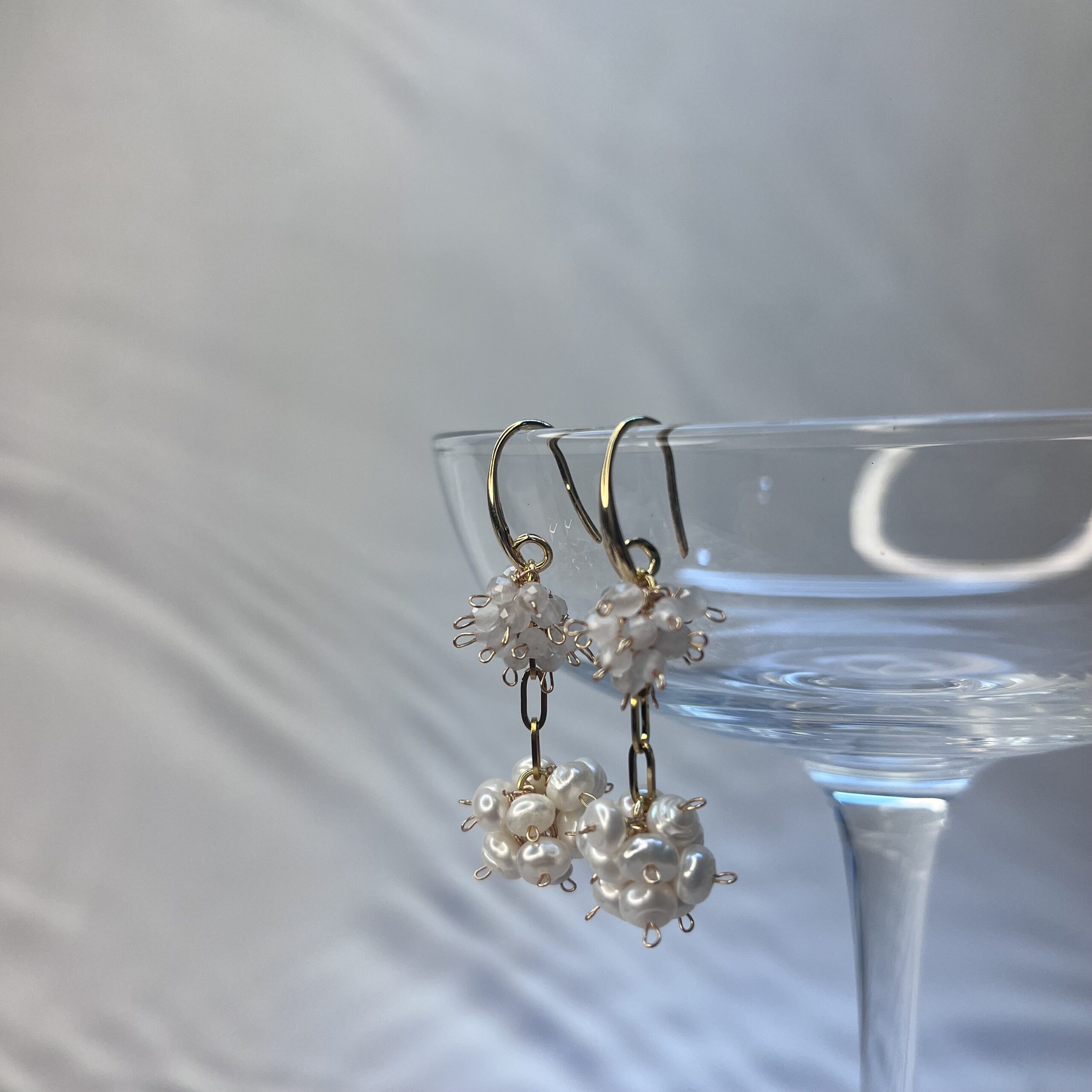 Ivory Glow Luna Earrings - Image 6