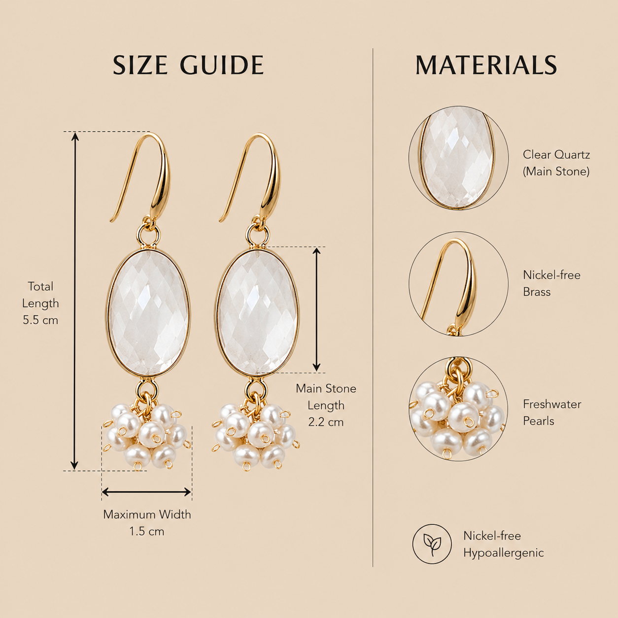 Moonlit Tide Luna Drops Earrings - Image 2