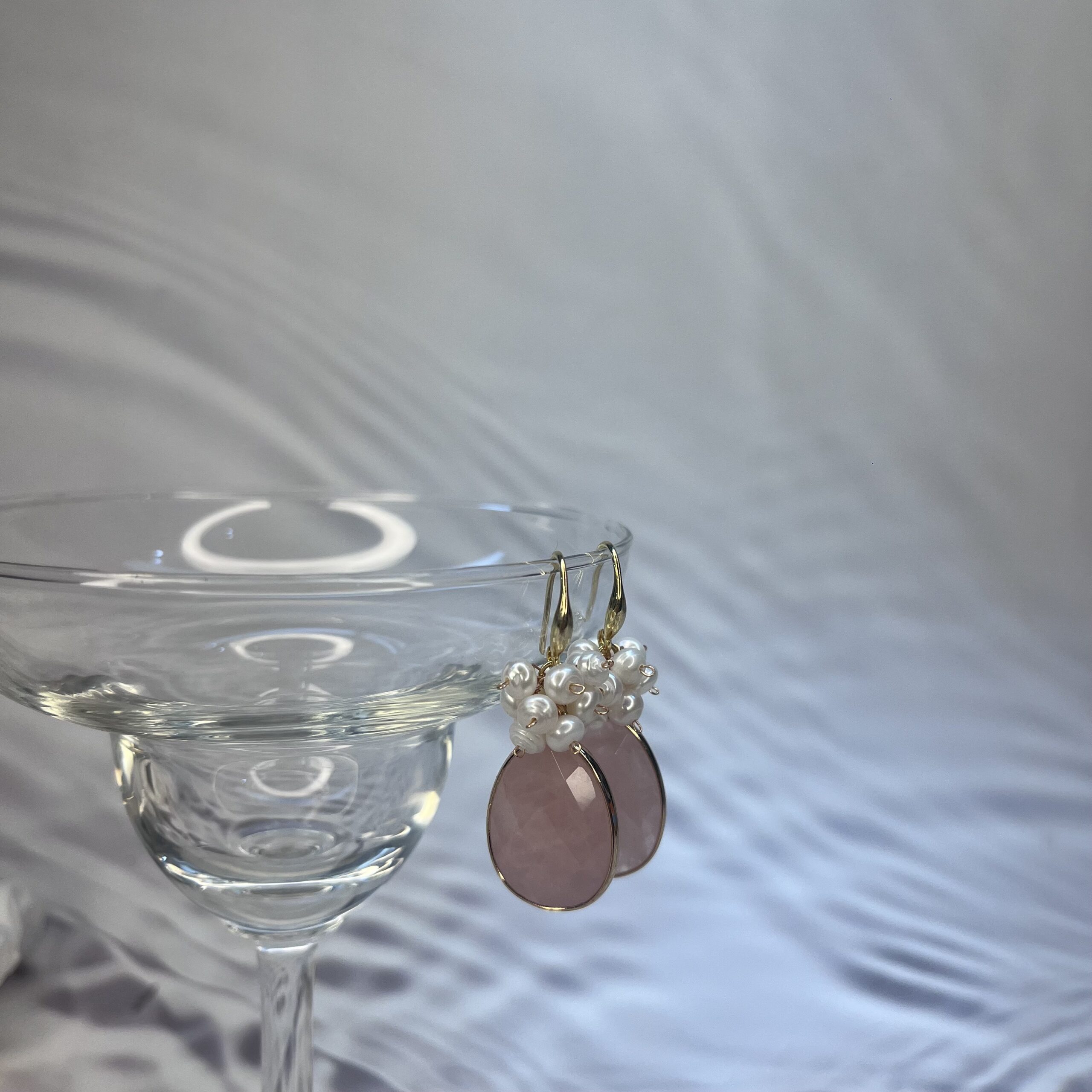 Blush Treasure Drops Earrings - Image 3
