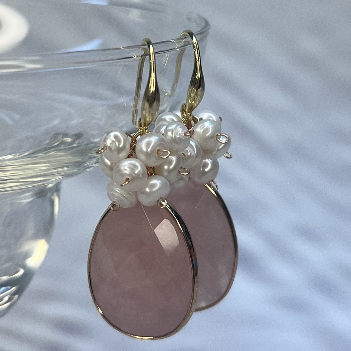 Blush Treasure Drops Earrings - Image 4