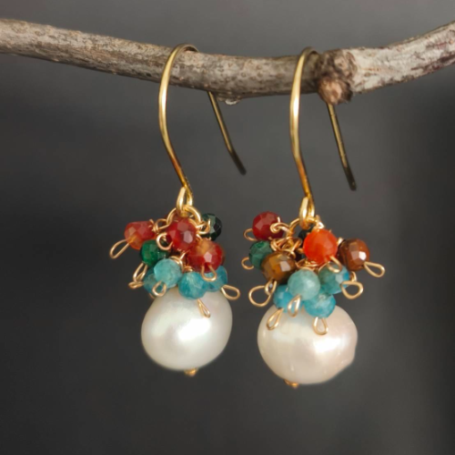 Pastel Cascade Earrings