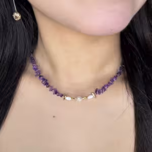 The amethyst twilight Necklace