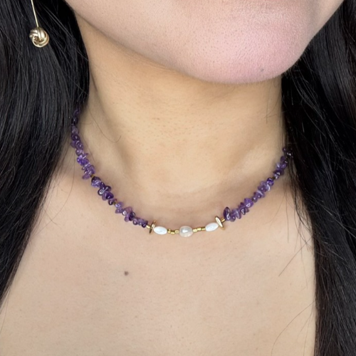 The amethyst twilight Necklace