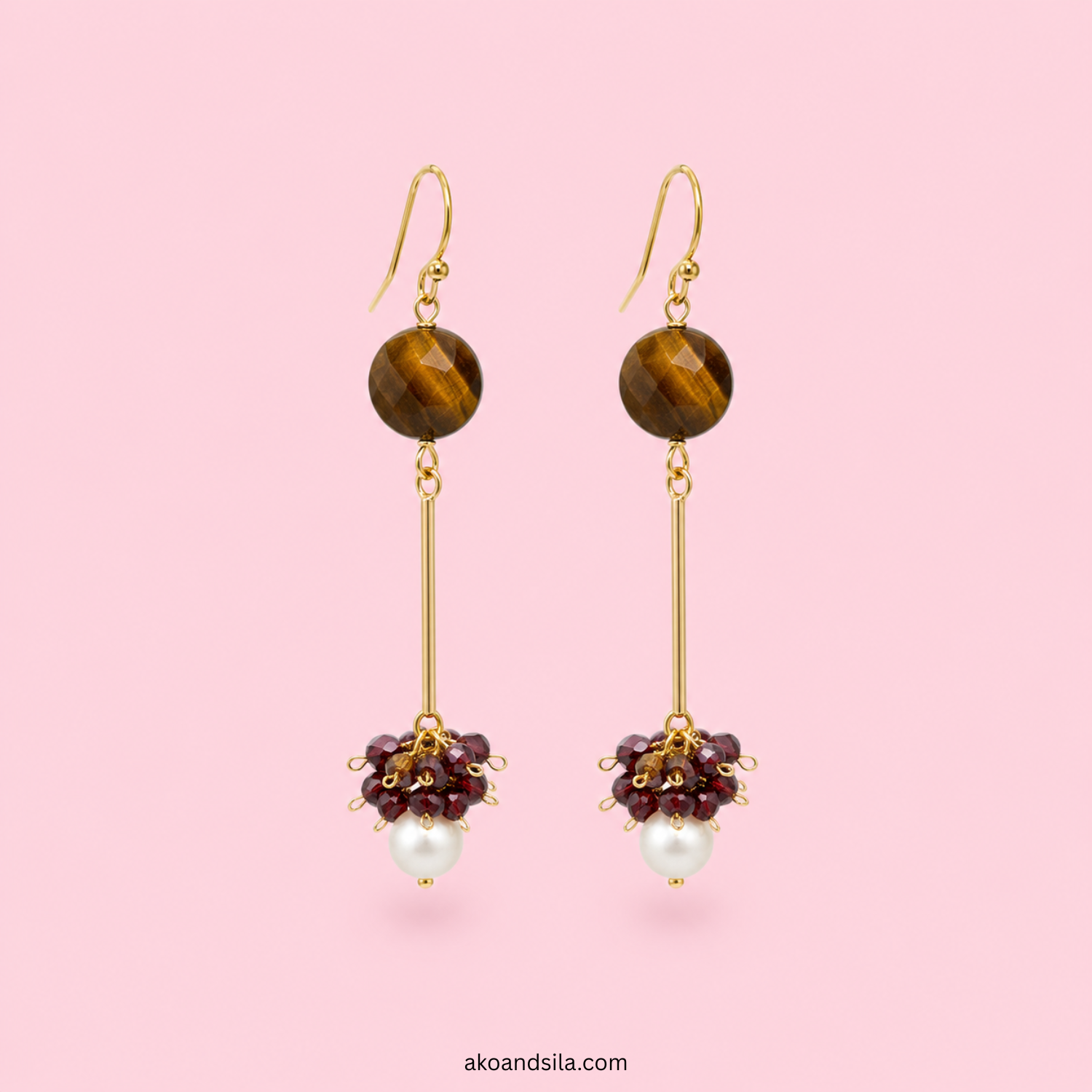 Earth Glow Dangle Earrings