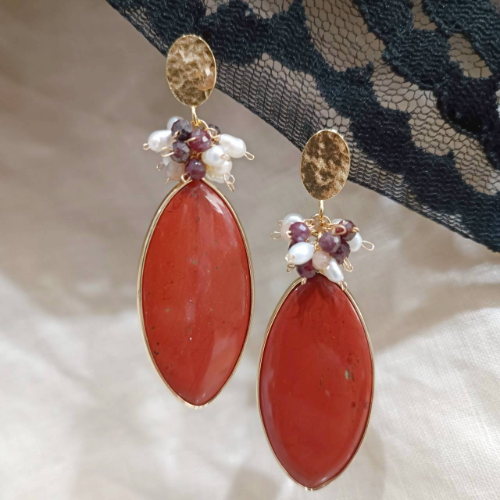 Radiant Passion Drops Earrings
