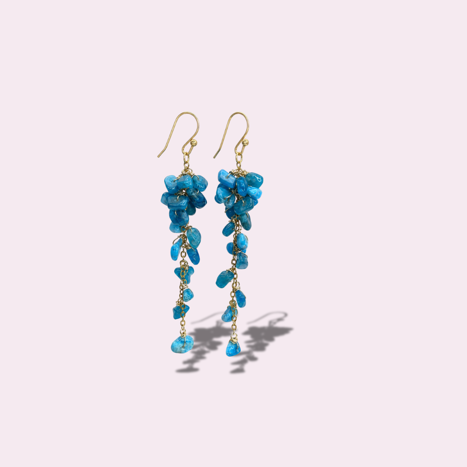 Celestial Amazonite Cluster Earrings - Image 3