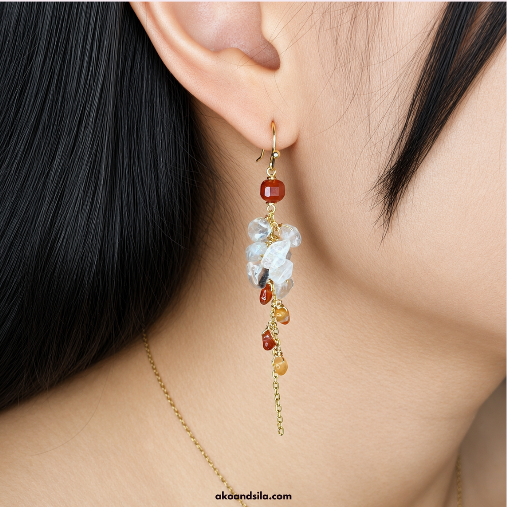 Golden Hour Drops Earrings - Image 4