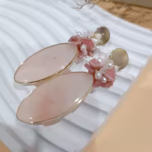 Luxe Pink Balance Drops Earrings