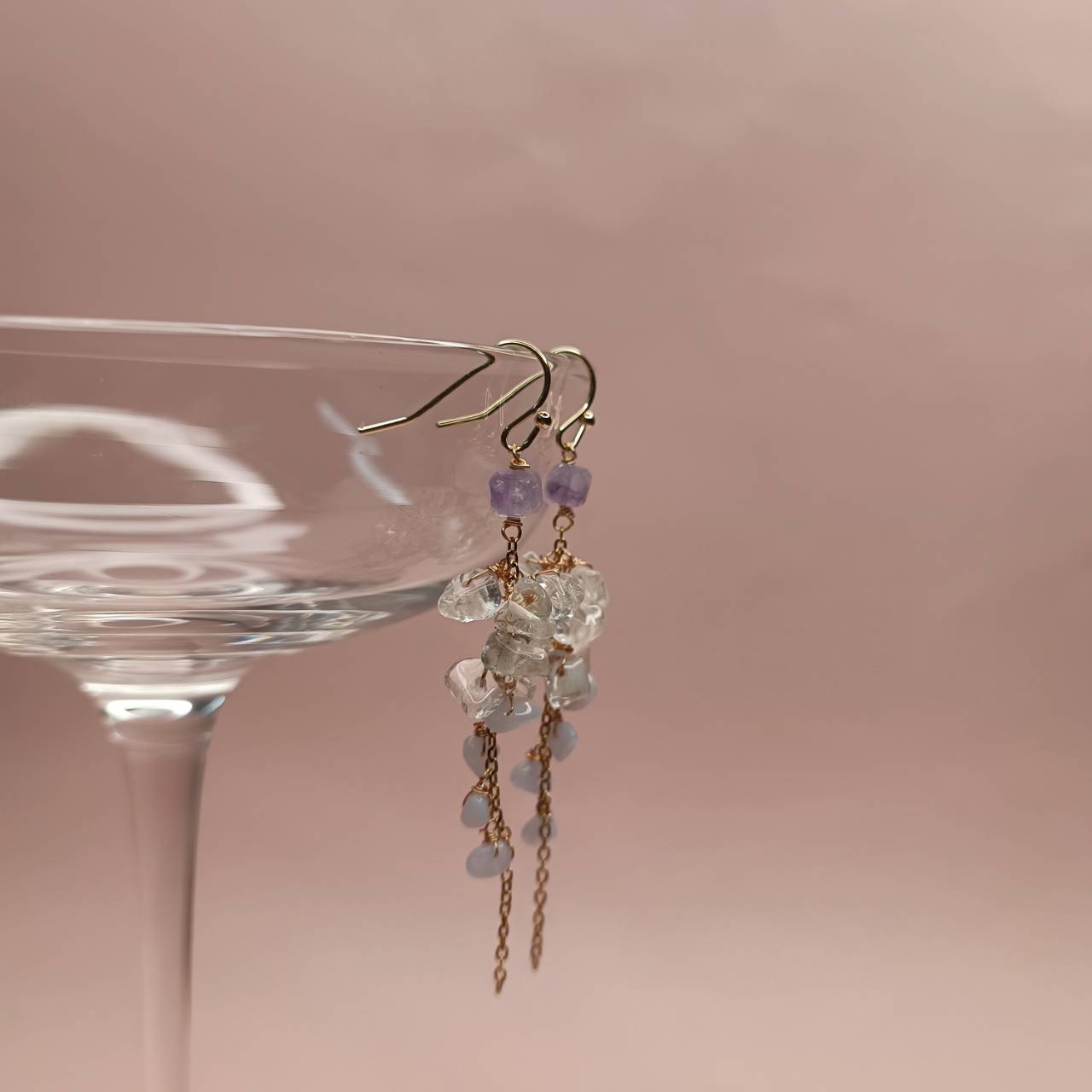 Cosmic Ocean Drops Earrings - Image 4