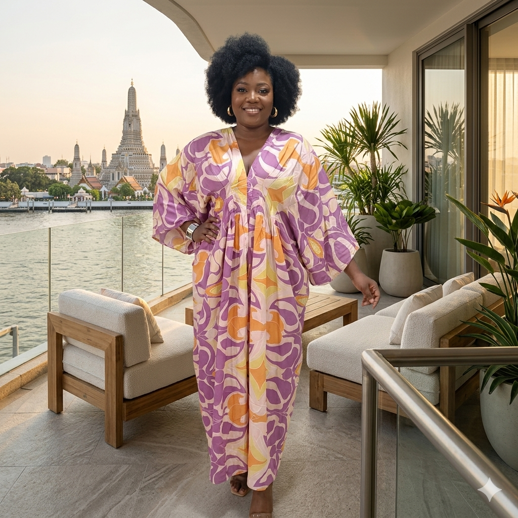 Sunset Muse Kaftan Dress - Image 2