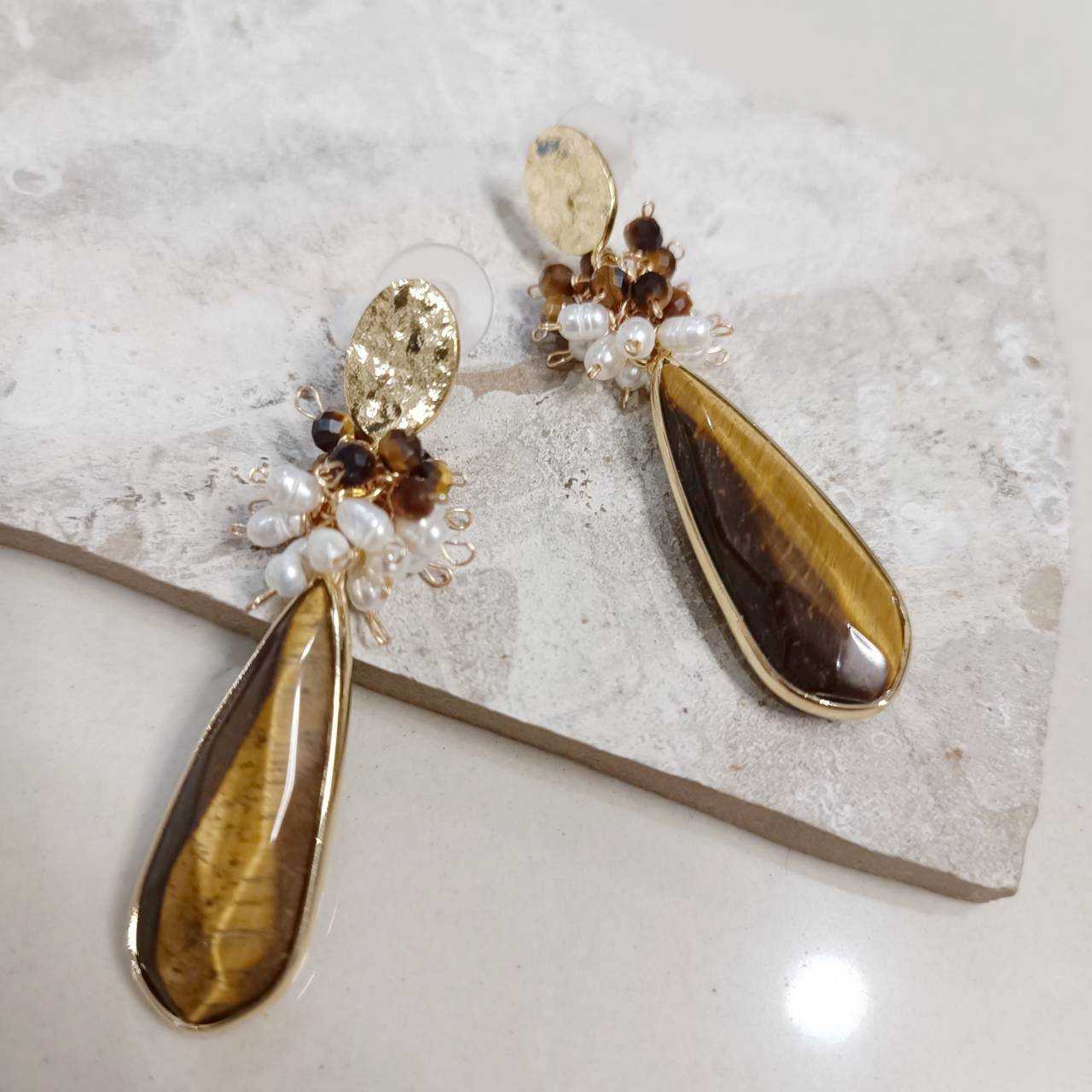 Golden Drive Dangle Earrings - Image 6