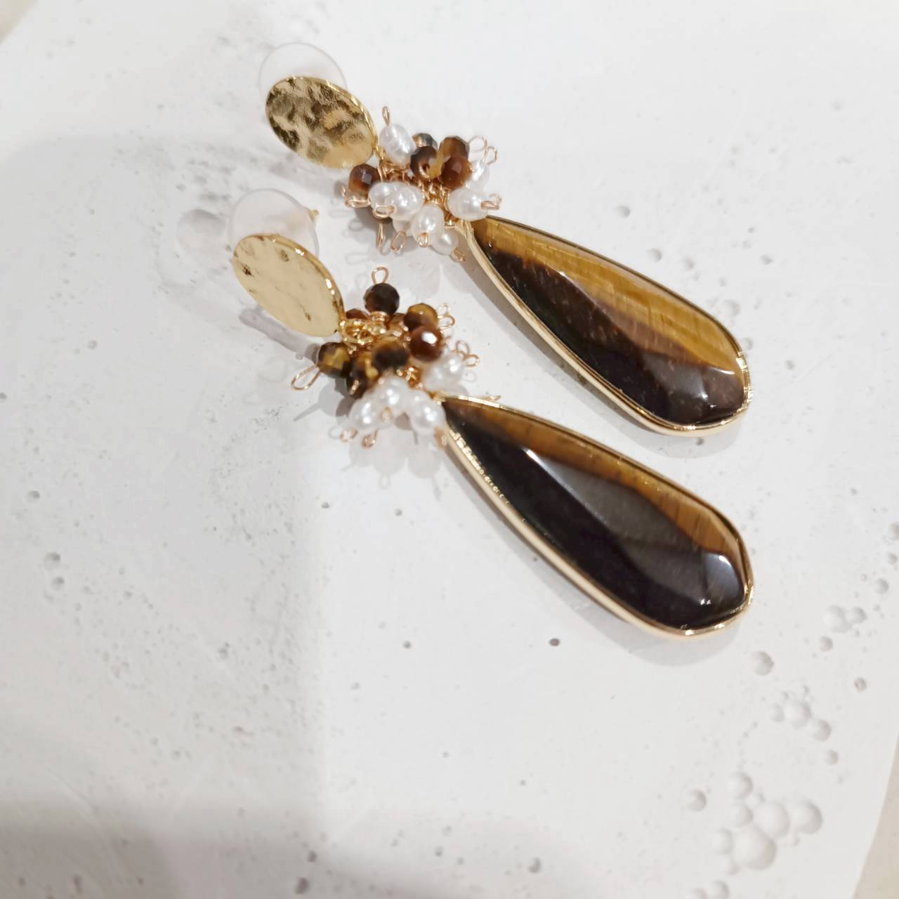 Golden Drive Dangle Earrings - Image 5