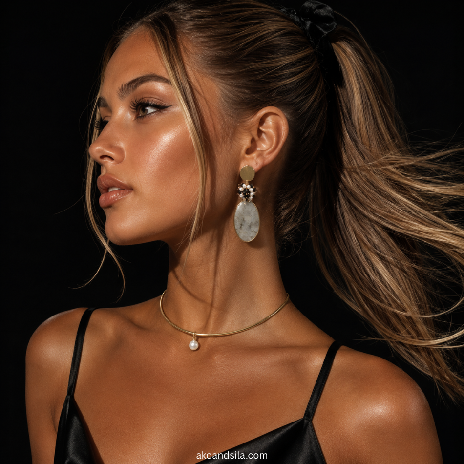 Celestial Dream Drops Earrings - Image 4