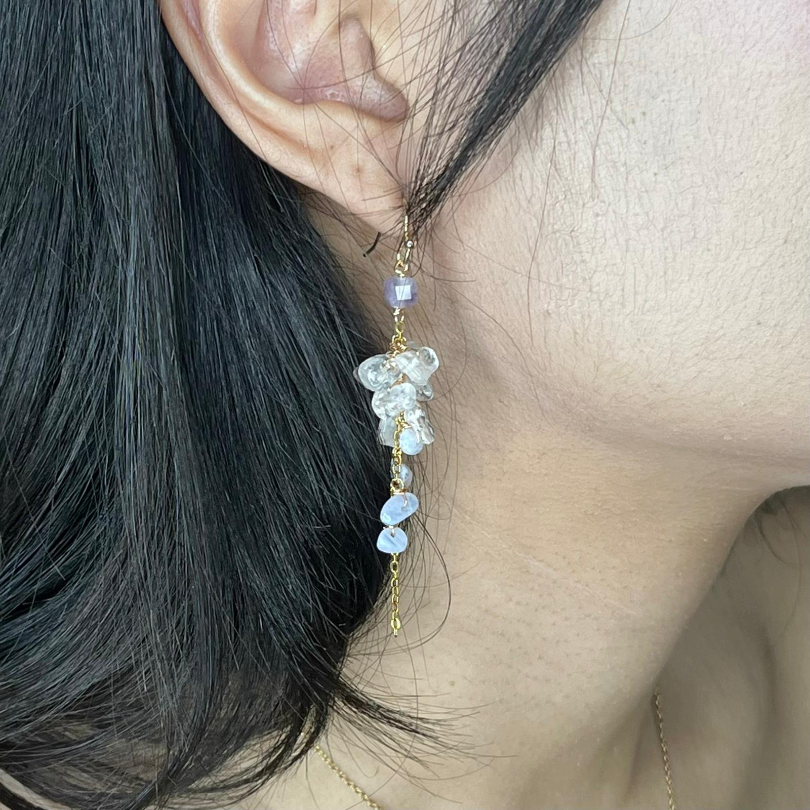Cosmic Ocean Drops Earrings - Image 5