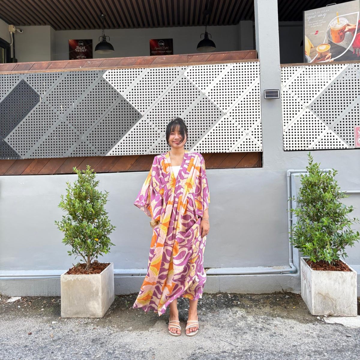 Sunset Muse Kaftan Dress - Image 4