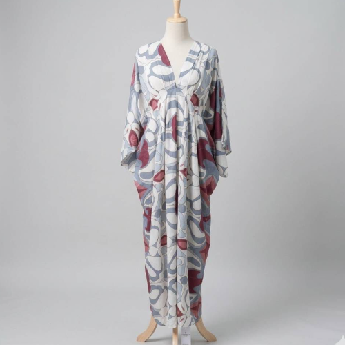 Cloud Crush Kaftan Dress