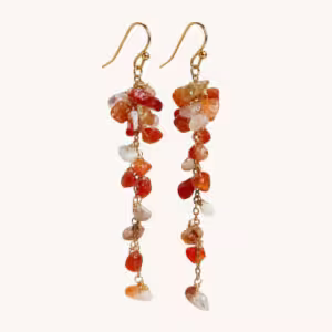 Celestial Citrine Cluster Earrings