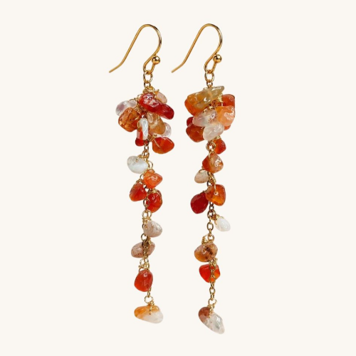 Celestial Citrine Cluster Earrings