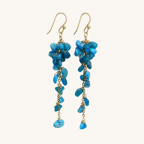 Celestial Amazonite Cluster Earrings