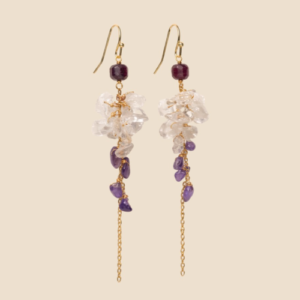 Midnight Velvet Drops Earrings