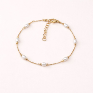 Oval Freshwater Pearl Bracelet