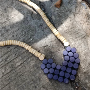 Purple Heart Wood Necklace