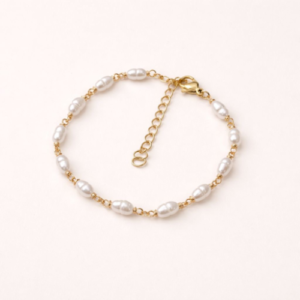 Classic Pearl Chain Bracelet