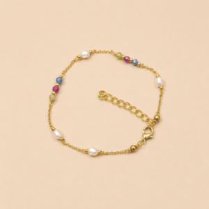 Pearl & Natural Stone Bracelet