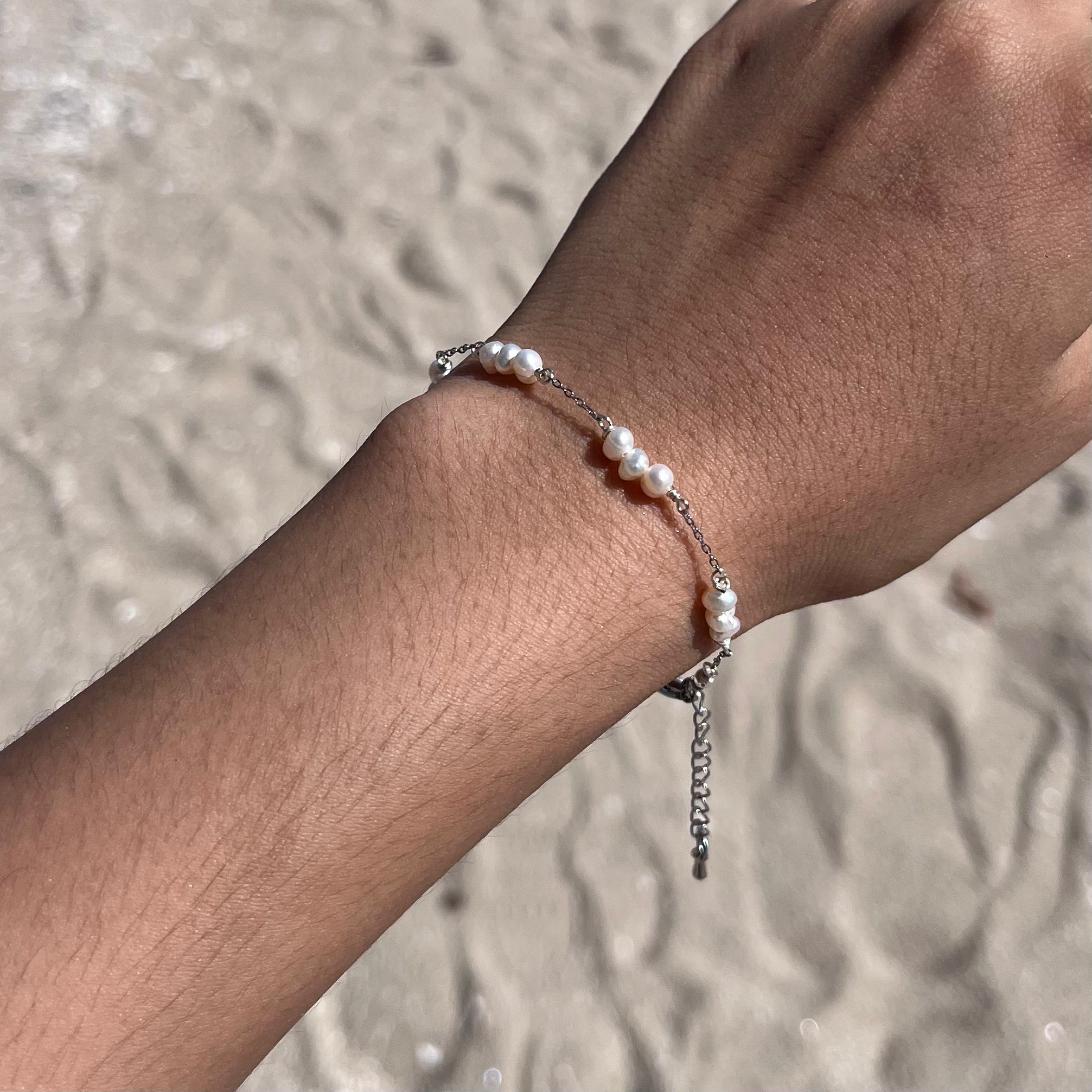 Classic Pearl Station Bracelet - Image 5