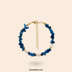 Apatite & Freshwater Pearl Bracelet