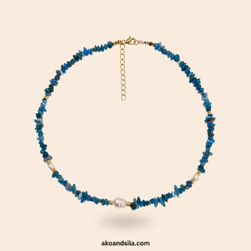 Apatite & Freshwater Pearl Necklace