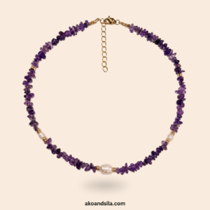 Amethyst & Freshwater Pearl Necklace